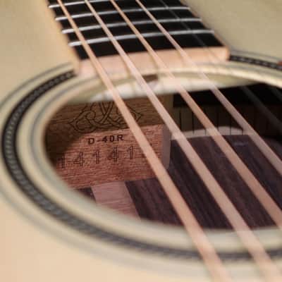 Larrivee D-40R Rosewood Aged Moon Top Special Satin Natural Acoustic Guitar image 10