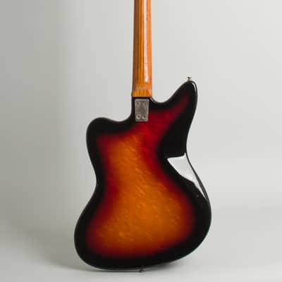 Framus  5/168-52 Strato Deluxe Solid Body Electric Guitar (1965), ser. #33296-65H, black gig bag case. image 2