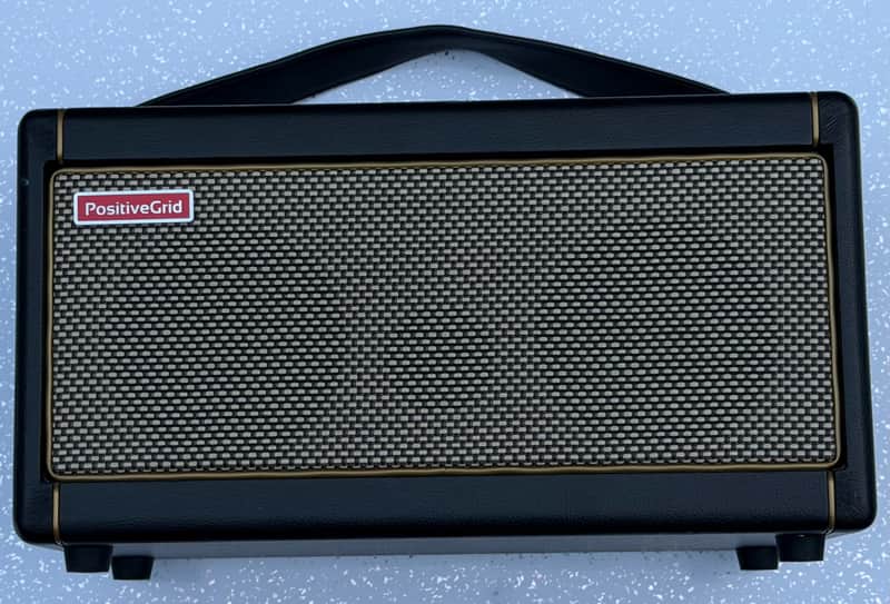 Positive Grid Spark 40 40-Watt 2x4" Modeling Guitar amp- Black + Spark Foot  Contol image 1