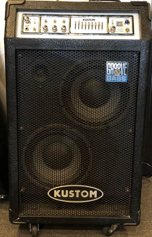 Kustom Groove Bass 210C 600 Watt Bass Combo Black | Reverb
