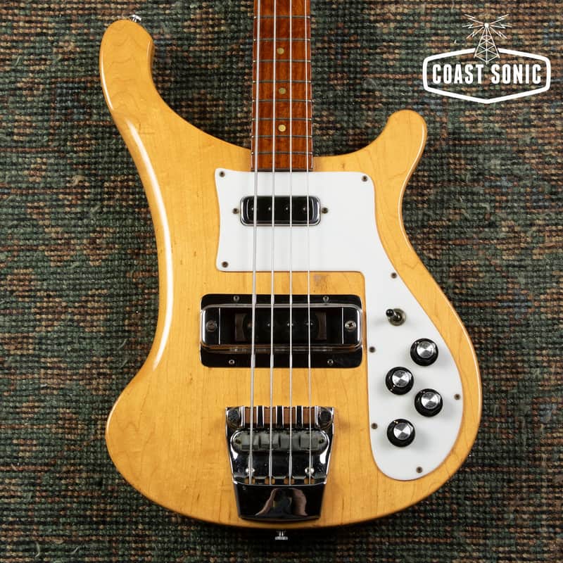 1976 Rickenbacker 4001S Standard Model Bass, with case image 1