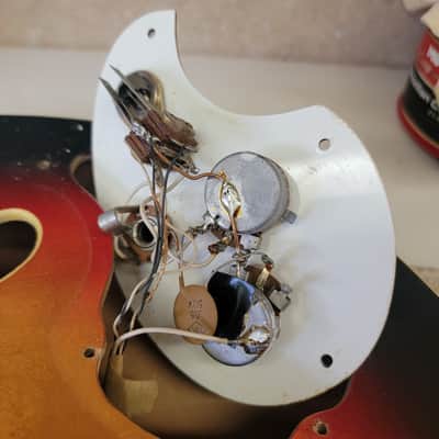 1966 Mosrite Celebrity III 12 String 3-12SB Electric Guitar Sunburst All Original W/HSC image 10