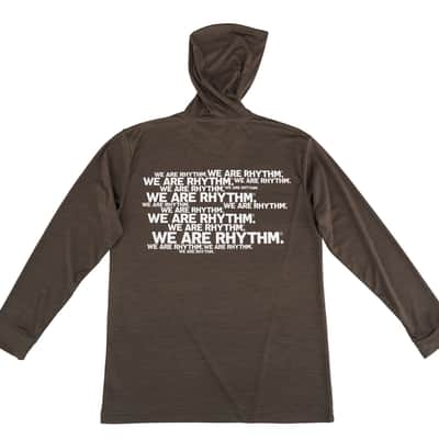 LP We Are Rhythm Hooded Tee, Brown, Large image 2