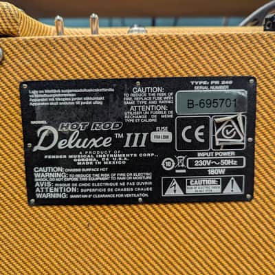Limited Edition Hot Rod Deluxe III 3-Channel 40-Watt 1x12" Guitar Combo image 11