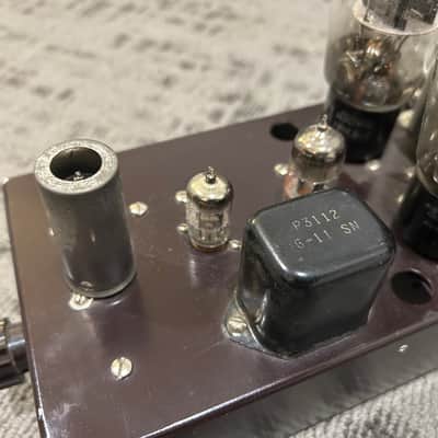 E.F. Johnson Viking 250-33 10 watt vintage tube amplifier project PP triode 6B4G image 18