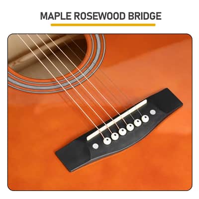 🎸Acoustic Guitar +Soft Case/Gig Bag +Tuner +Strap +Picks!🎸 image 8