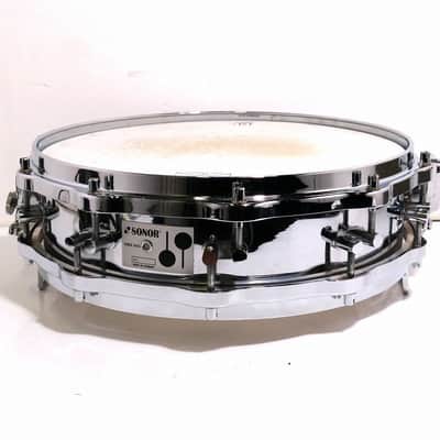 Sonor D-420 Phonic 14x4" 10-Lug Ferro-Manganese Steel Piccolo Snare Drum 1982 - 1994