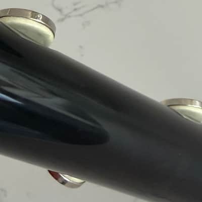 Buffet Crampon  B-12 Bb Clarinet with original hard shell plastic molded case. - Black (resin/composite) body, and Silver/nickel keys image 10