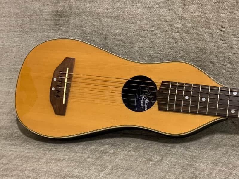 Ovation Applause AA10 Voyager Travel Guitar Natural 24 3/4” Scale