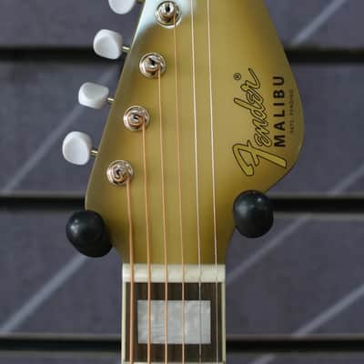 Fender Limited Edition California Vintage Malibu Antigua Electro Acoustic Guitar & Hard Case image 4