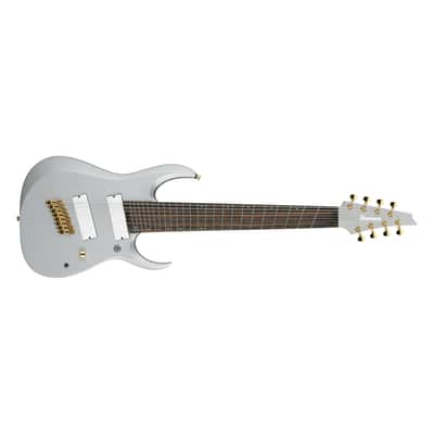 Ibanez Axe Design Lab RGDMS8 Multi-scale 8-string Guitar w/ Fishman Fluence Pickups - Classic Silver Matte image 3