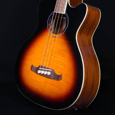 Fender FA-450CE Acoustic Bass, Laurel FB, 3-Color Sunburst image 2