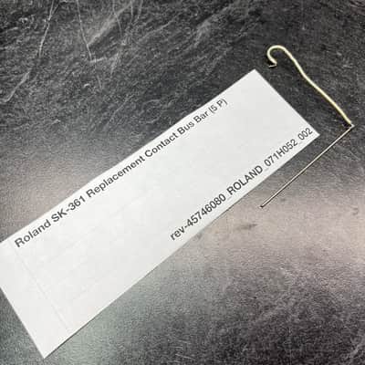 ORIGINAL Roland Replacement 5P Contact Bus Bar (Matsushita SK-361x Keybeds) (071H054) for Juno-6, Juno-60, EP-11, EP-6060, etc