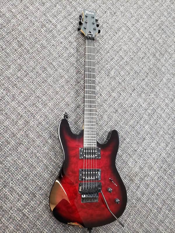 Framus Diablo Progressive X 2000s - Burgundy burst image 1