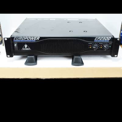 Behringer Europower EP2500 2 x 1200-Watt Power Amplifier 2000s - Black image 1