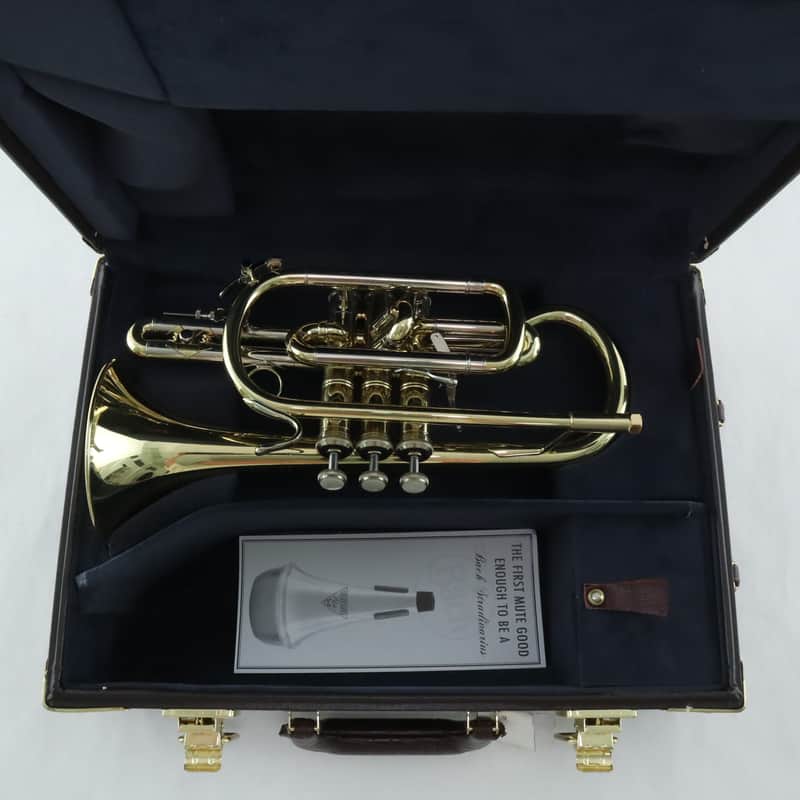 Bach Model 184ML Stradivarius Shepherd's Crook Cornet SN 766340 SUPERB image 1