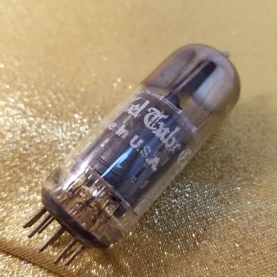 Raytheon 12BH7A tNOS AT1000 TESTED Balanced! PI Vacuum Tube black plate 12BH7 dual triode 1951-1959 image 10