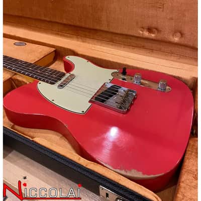 FENDER 1963 Telecaster Relic 3A Rosewood Fingerboard, Fiesta Red Bild 9
