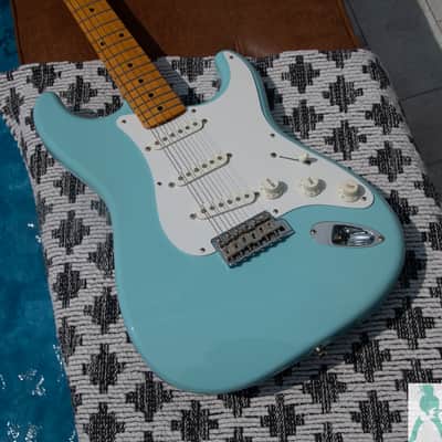 Fender ST-57 MIJ '57 Stratocaster Reissue - Sonic Blue - Made in Japan Pro Set Up w Perfect Frets/Action/Intonation! image 8
