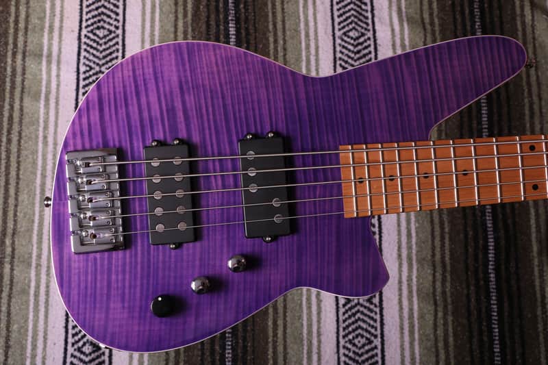 Reverend Mercalli 5 String Bass with hard case