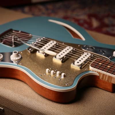 Bilt Guitars Zaftig Bound Top Firemist Silver Curtis Novak VI Pickups image 13
