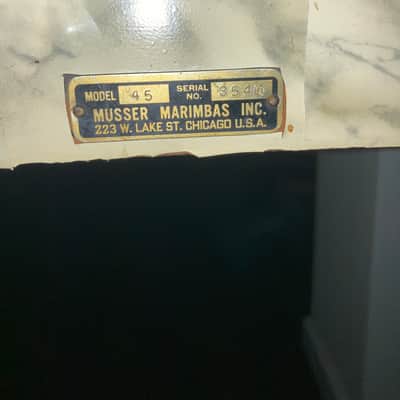 Vintage Musser M45 60’s - Aluminum Vibes image 13