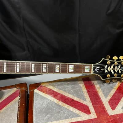 Epiphone Sheraton II Ebony Electric Guitar Upgraded Pickup image 10