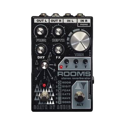 Death By Audio Rooms Stereo Reverb Effects Pedal image 1