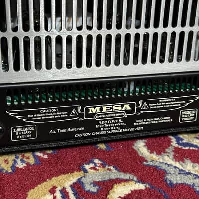 Mesa Boogie Mini Rectifier 25 Amp 2010's Chrome UK / European Power Supply Guitar Amplifier image 16