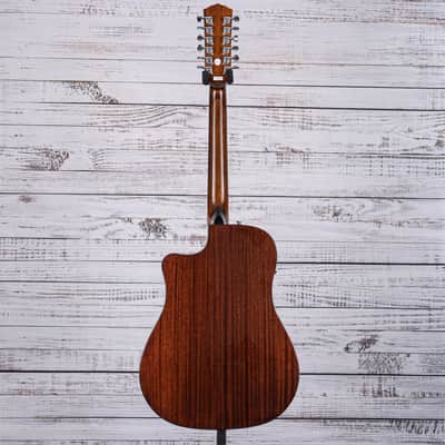 Fender CD-60SCE Cutaway Dreadnought 12-String Acoustic-Electric Guitar | Natural (IN-STOCK) image 6