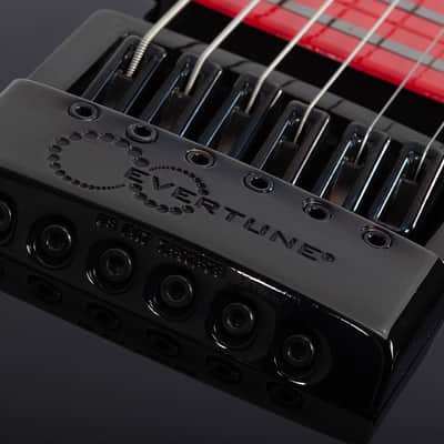Schecter Sunset-6 Red Dawn ET Gloss Black image 10
