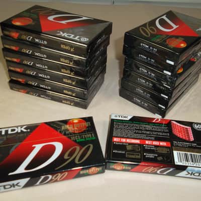 14 TDK D-90 D90 IEC Type I Normal Hi Output NOS Sealed 1980's Cassette Tapes image 2