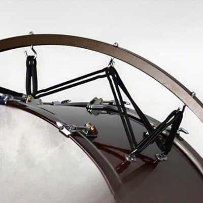 40 Inch Indoor Symphonic Drum REMO Drum Skin Portable Metal Wheel Drum image 4