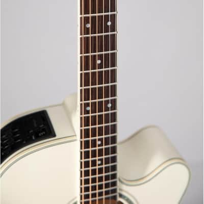 Takamine GN37CE NEX Acoustic-electric Guitar - Pearl White image 8