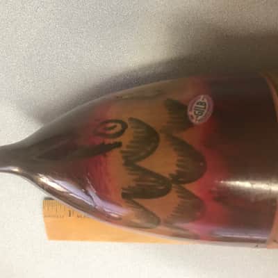 GILB Vintage Fish-Shape Guiro 1970's-Natural Painted Finish Gloss. Sale Benefits Music Education Nonprofit! image 4