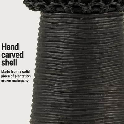 Meinl Percussion HDJ3-M Black River Series Headliner Rope Tuned Djembe, Medium: 10-Inch Diameter image 3