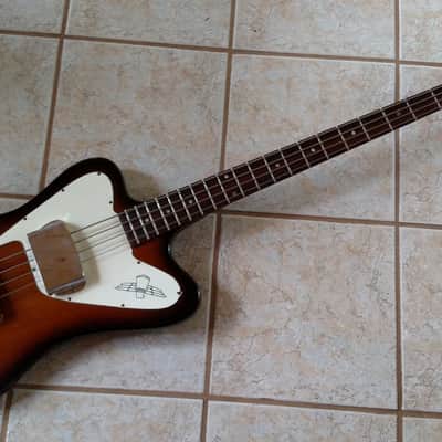 Gibson 1967 Non Reverse Left Hand Thunderbird II. Once owned by CheapTrick! Few made! OHSC image 5