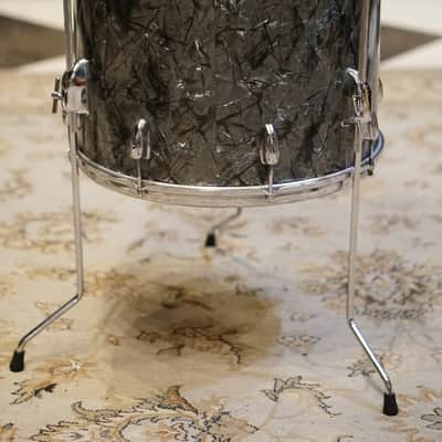 Slingerland 1958 12/16/20 Black Diamond Pearl Drum Set image 9