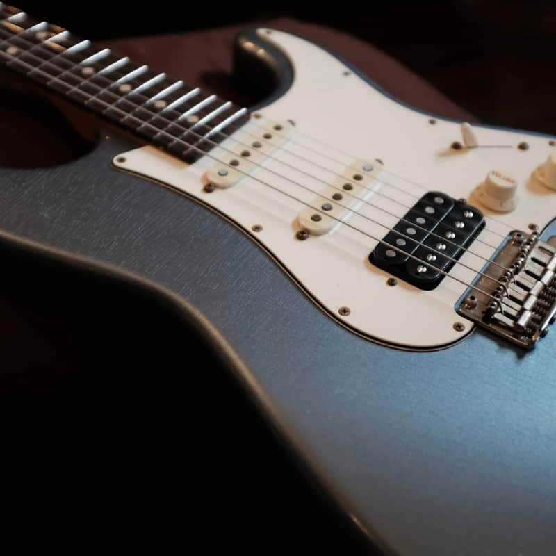 2018 – Present Suhr Classic Antique HSS Ice Blue Metallic