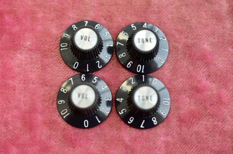 Vintage 1960's Gibson Witchhat Knob Set Witch Hat SG Standard ES-335 ES175 image 1