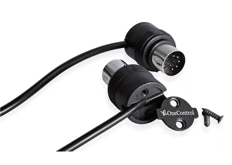 One Control MIDI Hammer 5-Prong Right-Angle to Right-Angle MIDI Cable - 50cm image 1