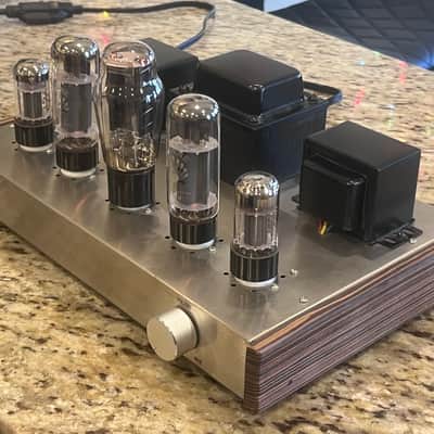 Douk Audio EL34 Hifi Stereo Tube Amplifier 2024 - Silver image 7