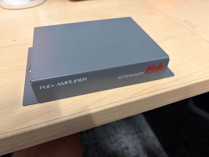 Stewart Audio AV8-2-LZ-D 2-Channel Dante&trade; Subcompact PoE+ Amplifier image 1