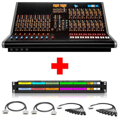 API The Box 2 | 24 Channel Recording / Mixing Console with Patchbay & Cabling Package image 1