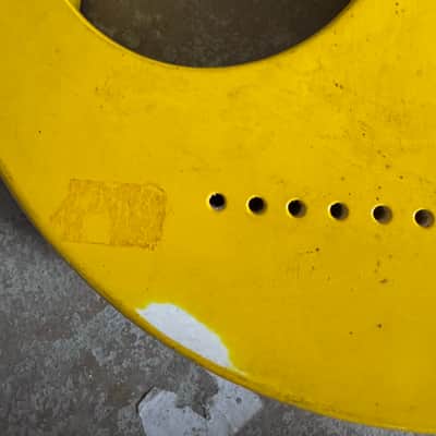 Yellow Custom Mini Electric Guitar Solid Body image 2