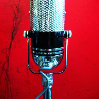 Vintage 1960's Fen-tone FM-18 crystal pill microphone High Z with cable & box Calrad Lafayette Olson image 7