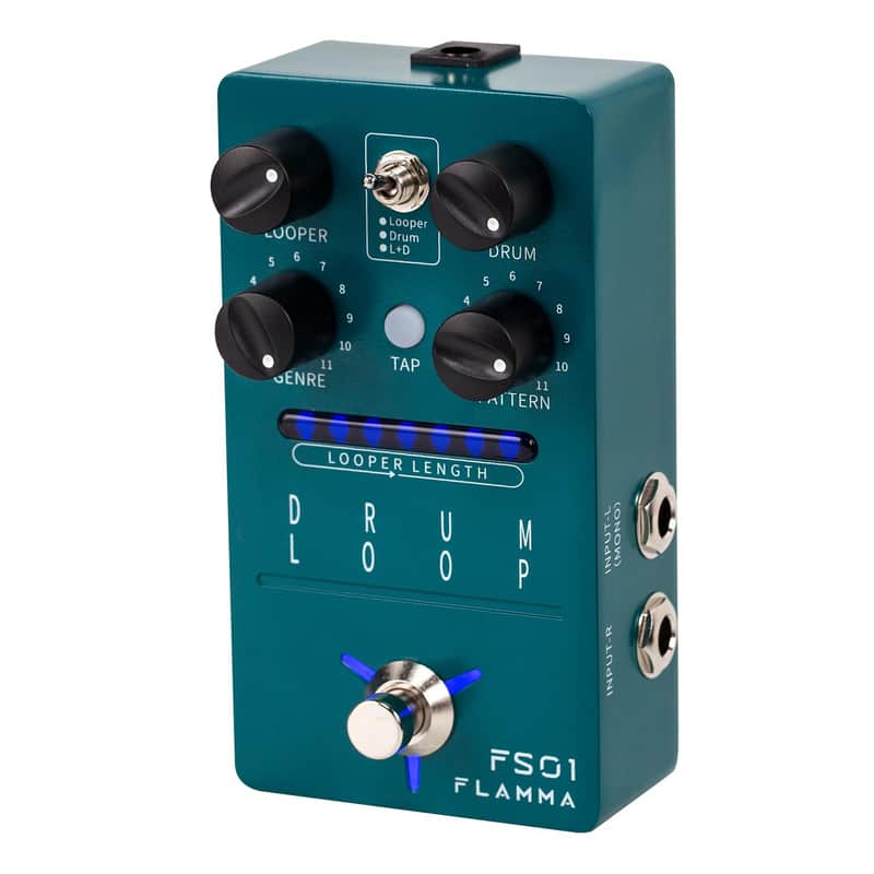 FLAMMA FS01 Drum Machine & Phrase Loop Pedal Guitar Pedal Mix Mode 20 Minutes Looper Capacity 121 Rhythms image 1