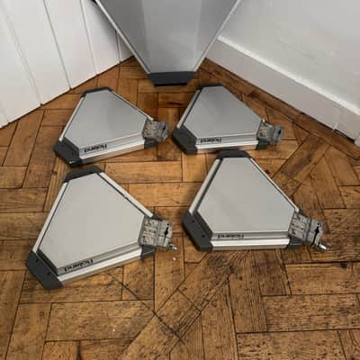 Roland PD-10 and PD-20 Pads 1985 - Silver image 2