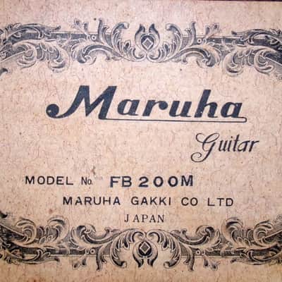 1973 Maruha FB200M Jacaranda made by Maruha Gakki image 25