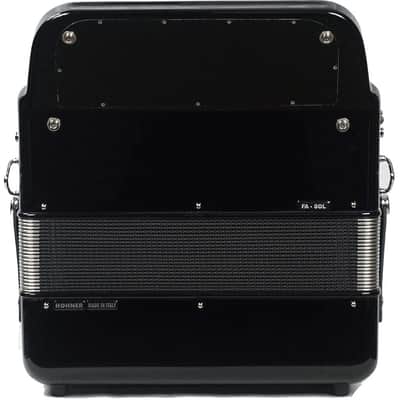 Hohner Anacleto Rey Aguila Two Tone FBE/GCF Compact Accordion Black | Mint image 3